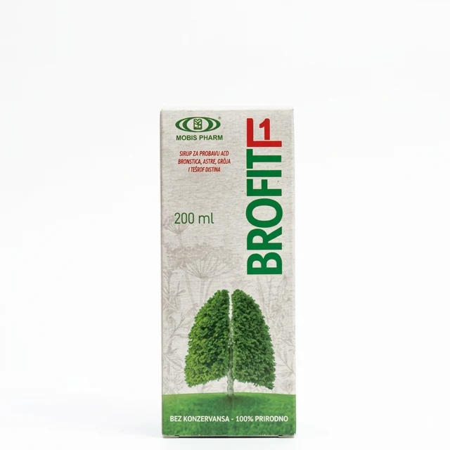 Brofit 1 - pomaže kod bronhitisa, astme i kašlja